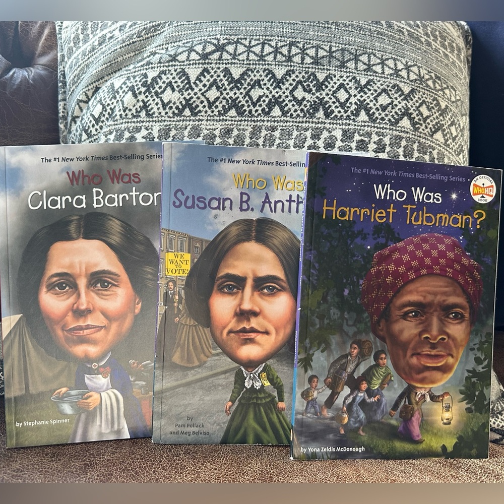 Who Was Book Set: Clara Barton, Susan B. Anthony, Harriet Tubman